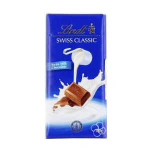 Lindt Swiss Classic Milk Chocolate Bar 100g x 4