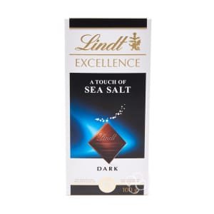 Lindt Excellence Sea Salt Dark Chocolate 100g X 4