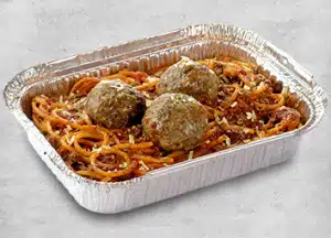 BAKED BOLOGNESE WITH MEATBALLS