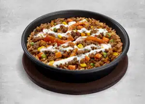 MEXICAN BEEF BAKED RICE