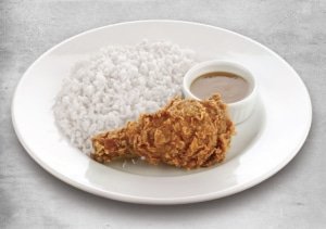 1PC FRIED CHICKEN WITH RICE