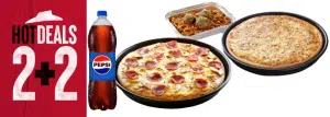 PIZZA HUT DEALS 2+2