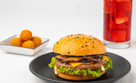 Shiitake Mushroom Burger Snack Bento