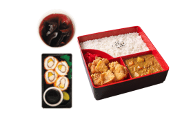 3-pc Chicken Karaage Curry Maki Bento