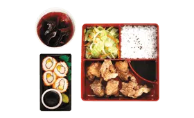 6pc Chicken Karaage Maki Bento