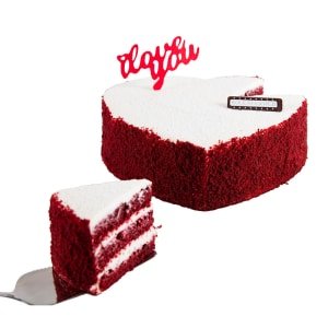 I love you Red Velvet Cake