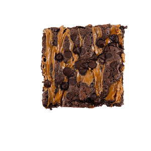 Caramel Chewy Fudgy Brownies
