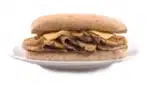 kennys Philly cheese steak sandwich