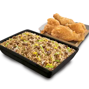 4pc Chicken-Beef Chao Fan Platter Bundle