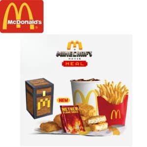 6pcs Chicken McNuggets Meal with Nether Flame Sauce