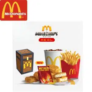 6pcs Chicken McNuggets Meal with Nether Flame Sauce