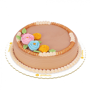 Classic Caramel Pastel Blooms 9 Round