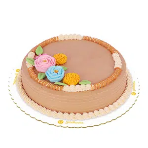 Classic Caramel Pastel Blooms 9 Round