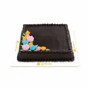 Classic Choco Pastel Blooms 12X12