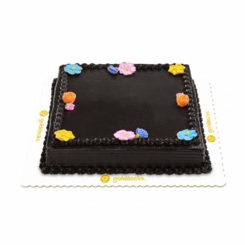 Classic Chocolate Blooms 12x12