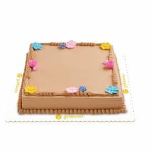 Classic Mocha Blooms 12x12