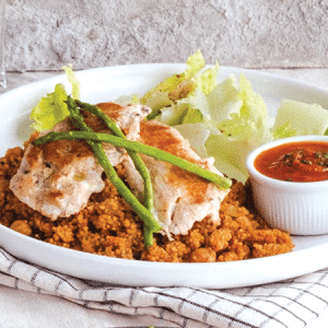 Grilled Chicken with Tomato Concasse