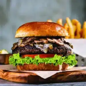 Mushroom Swiss Burger