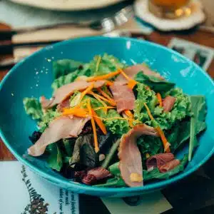 Prosciutto with Almonds, Cranberries & Balsamic Vinaigrette Sharing