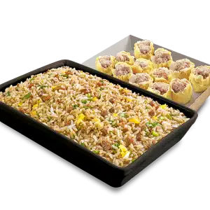 Siomai Chao Fan Family Platter