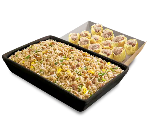 Siomai Chao Fan Family Platter