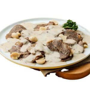 Roast Beef in Mushroom Sauce Party Size