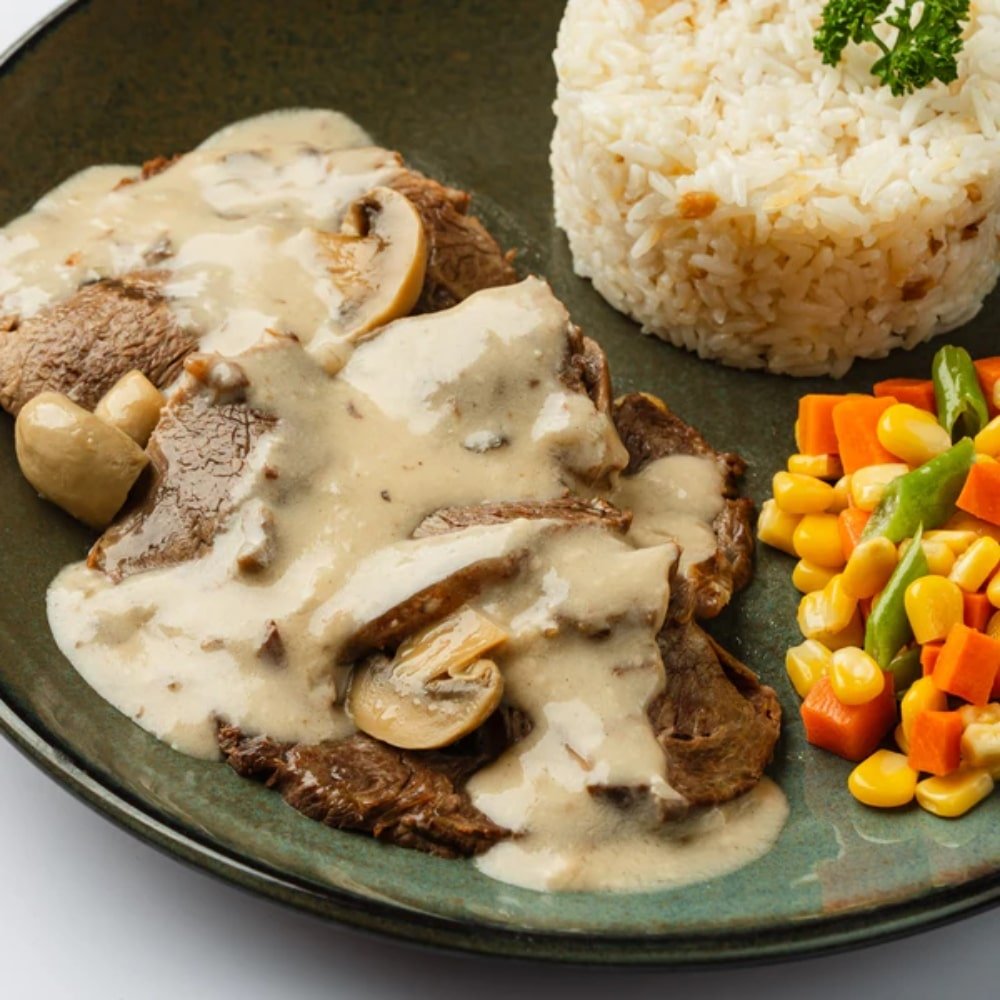 Roast Beef in Mushroom Sauce