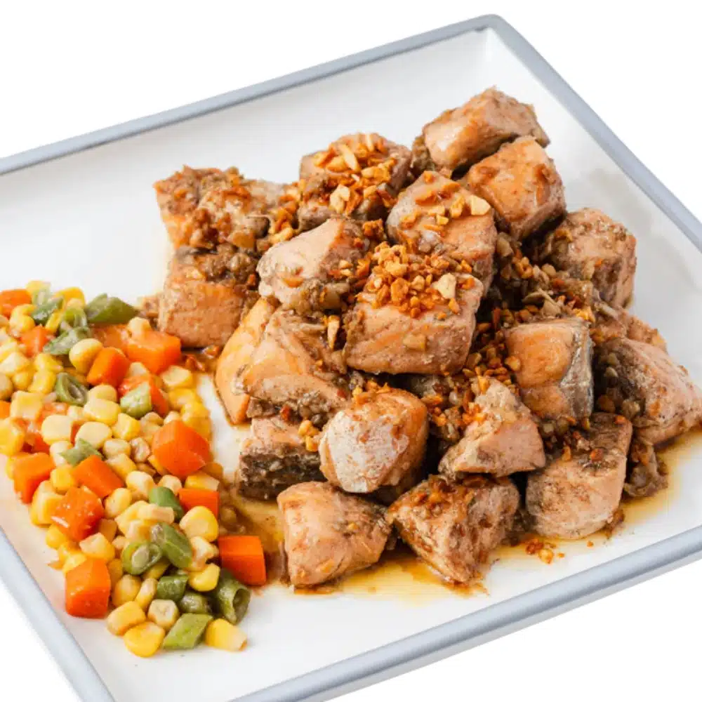 Salmon Salpicao Party Size