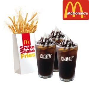 BFF Shake Shake Fries BBQ N' McFloat Combo