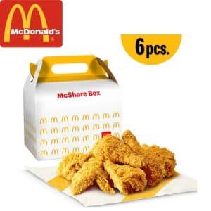 6pcs Chicken McShare Box