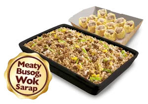 Siomai Beef Chao Fan Family Platter
